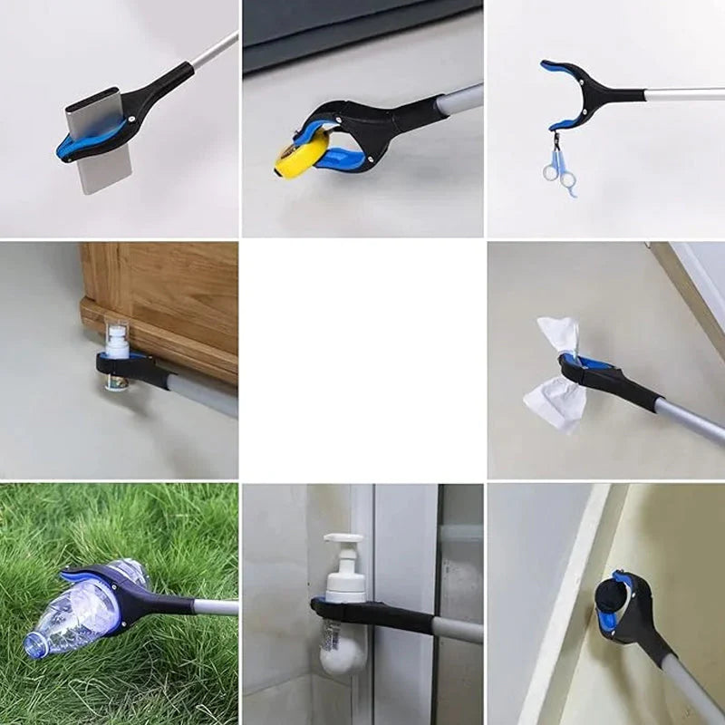 Bastón Agarrador plegable con clip giratorio 360° - ¡Alcánzalo todo sin esfuerzo!