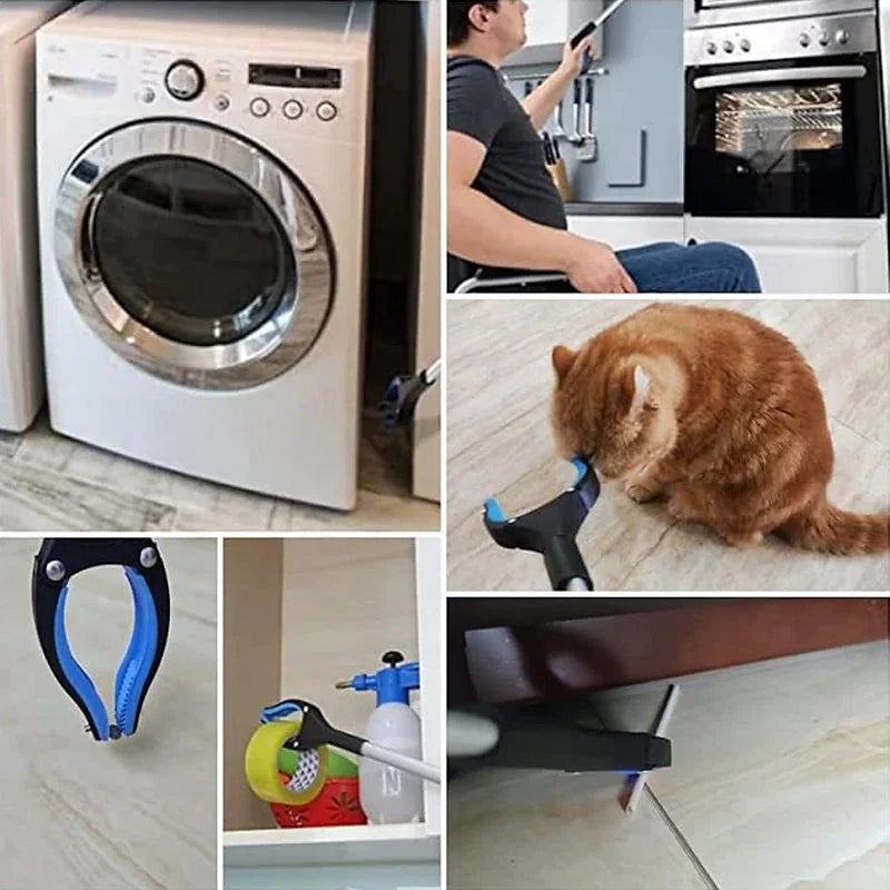 Bastón Agarrador plegable con clip giratorio 360° - ¡Alcánzalo todo sin esfuerzo!
