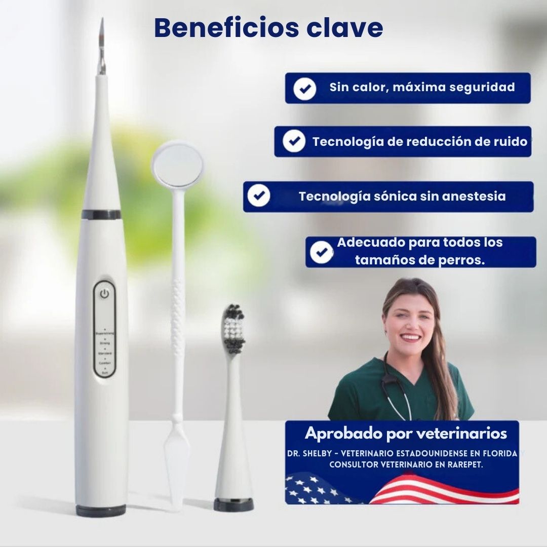 Canident® - Limpiador dental sónico para perros