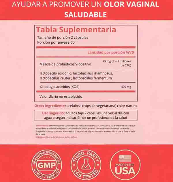 URO® Probióticos Vaginales (60 cápsulas)