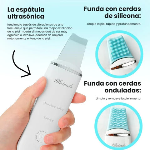 UltraSkin® Espatula Ultrasonica de Limpieza Facial