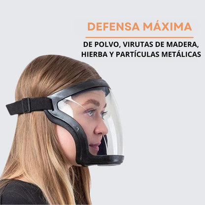 Máscara protectora facial antipolvo y resistente WoodyLock®