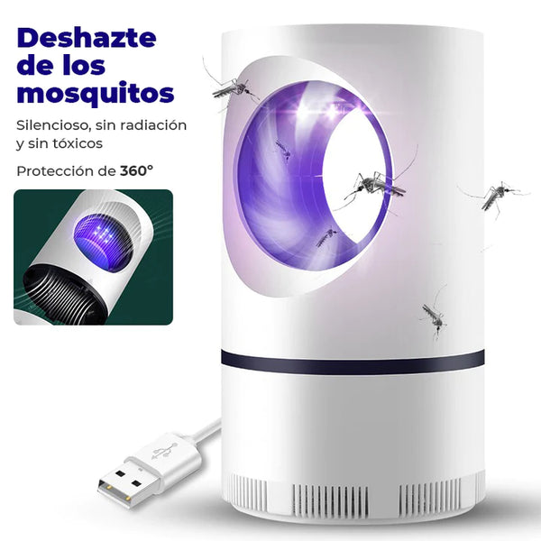Mosquito-X Pro® Lampara mata insectos 💥¡No más picaduras ni molestos zumbidos!