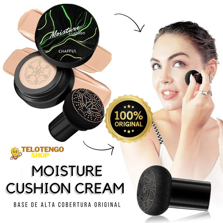 Moisture Cushion™ (ORIGINAL) Oculta tus imperfecciones luciendo natural + Guía de maquillaje GRATIS