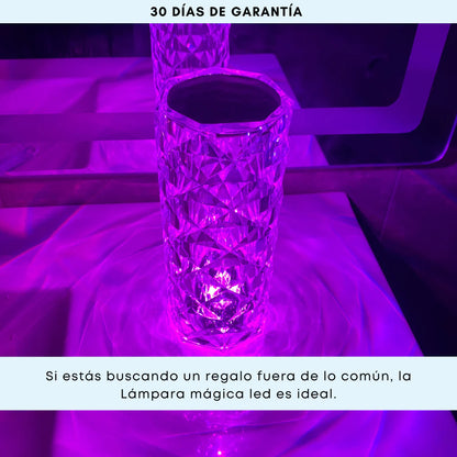 Crystalamp® Lampara led cristal tactil