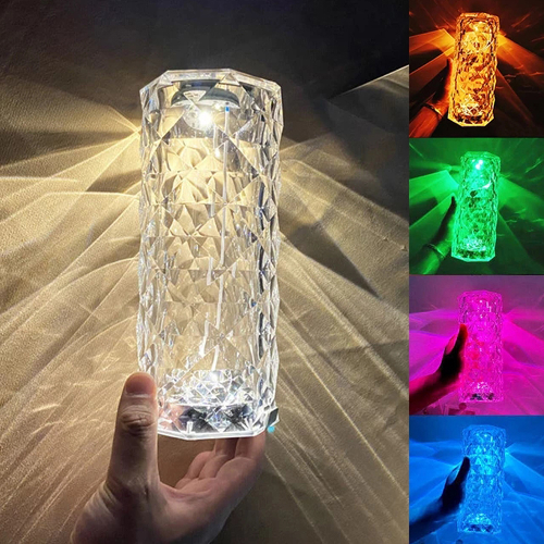 Crystalamp® Lampara led cristal tactil